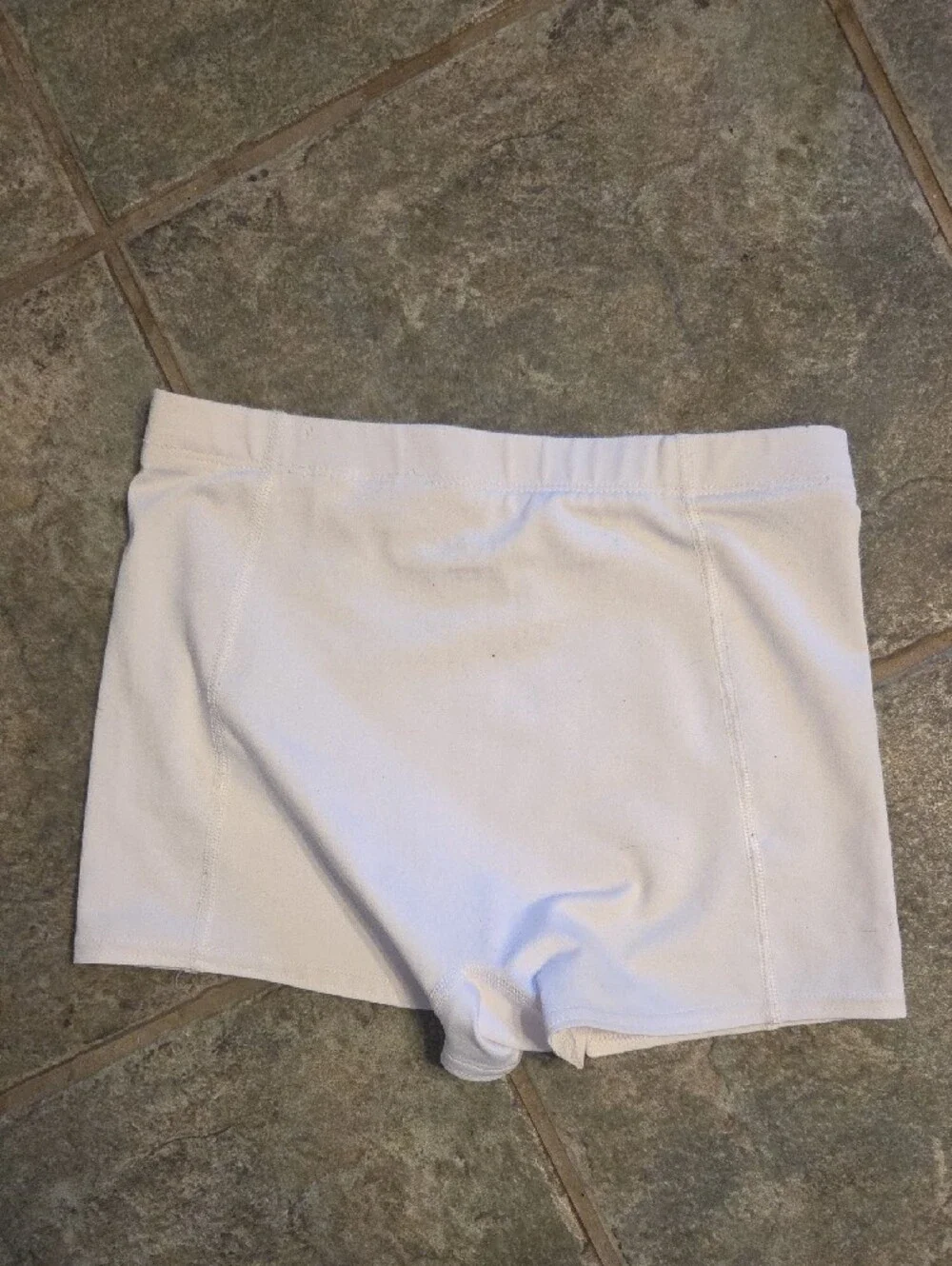 bcg White Girls' Stretch Performance Bike Shorts